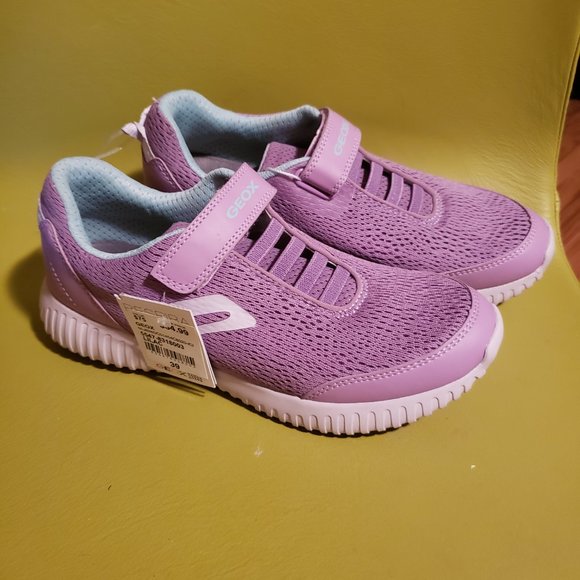 GEOX Girl Lilac Sneakers US6 - Picture 5 of 8
